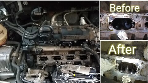 Volkswagen Passat 2.0T FSI intake manifold removal