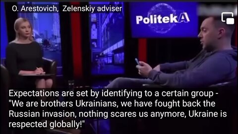 Panic, guilt, fear, reward - a lesson in political spin by Zelensky advisor Oleksiy Arestovich