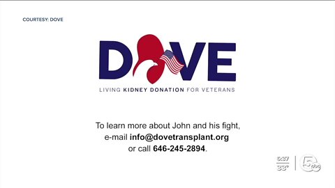 News 5 story increases possible matches for kidney donation at nonprofit helping veterans