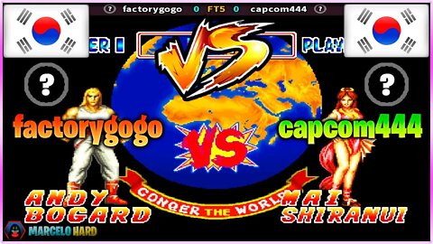 Fatal Fury 2 (factorygogo Vs. capcom444) [South Korea Vs. South Korea]