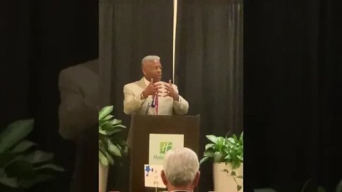 Lt. Col Allen West speaks at a Corpus Christi Republican group.