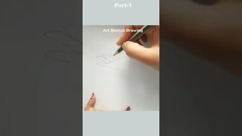 Hand with Butterfly Pencil Drawing Tutorial Shorts-1 #shortsdrawing #handdrawing #pencilart