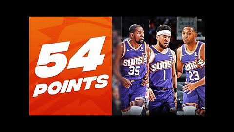 Kevin Durant (16 PTS), Devin Booker (18 PTS) & Eric Gordon (20 PTS) Lead Suns To W!