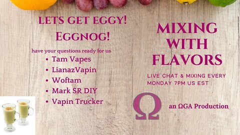 Mixing with Flavors: Lets get Eggy! Eggnog!