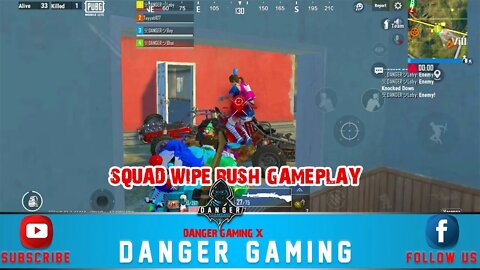 PUBG MOBILE LITE || SQUAD WIPE RUSH GAMEPLAY || DANGERGAMINGYT