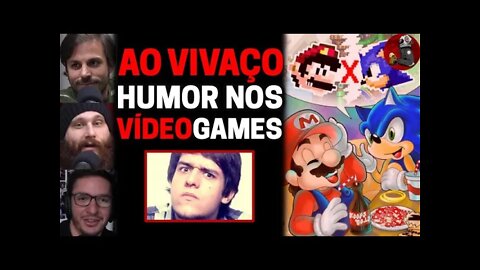 HUMOR NOS VIDEOGAMES - AO VIVAÇO | Planeta Podcast Ep.221