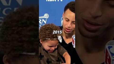 Steph Curry's Daughter GREW Right Before Our Eyes 😳 Highlights #Shorts