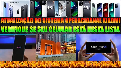 XIAOMI ATUALIZA SISTEMA- VERIFIQUE SE SEU APARELHO ESTÁ NESTA LISTA. FRENTE E VERSO CARTÕES💳