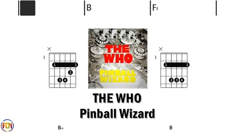 THE WHO Pinball Wizard - (Chords & Lyrics like a Karaoke) HD