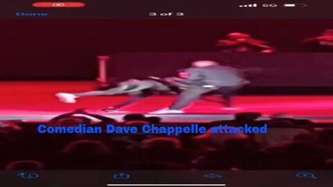 Comedian Dave Chappelle attacked during performance in Los Angeles