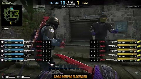 CSGO POV Heroic stavn (28/14) vs NaVi (Ancient) @ Semi-Final IEM RIO 2023