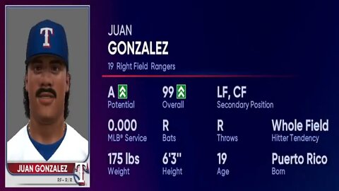 How To Create Juan Gonzalez Mlb The Show 22