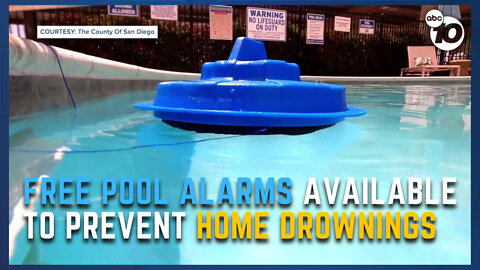 County giving away pool alarms to prevent drowning of young children, pets