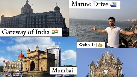 Mumbai Darshan | Marine Drive | Gateway of India | Local Train | South Bombay | Vlog