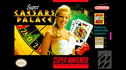 Caesars Palace (1993, Sega Genesis, Game Boy, NES, SNES) Full Playthrough