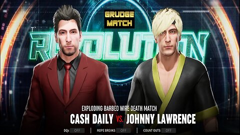 GRUDGE MATCH - Cash Daily vs Johnny Lawrence (Exploding Barbed Wire DM)