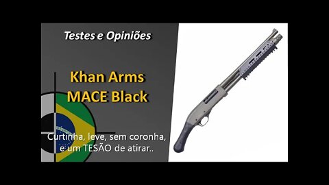 KHAN MACE Black (.12 GA semi-pump SHOTGUN)- Testamos!