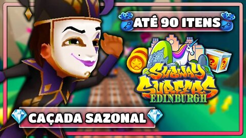 Subway Surfers Edimburgo | Caçada Sazonal até 90 Itens