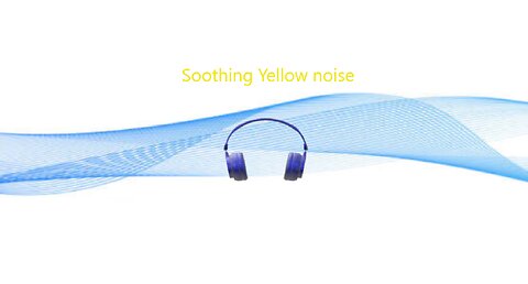 Soothing Yellow Noise, Ambient, Relaxing, Black screen..