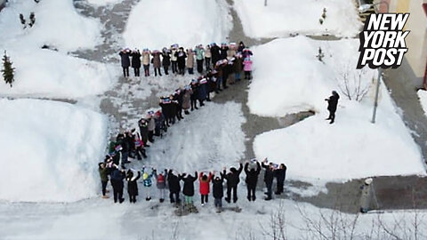 Terminally ill children told to form letter 'Z' in snow in support of Russia