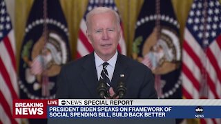 Biden unveils framework for $1.75 trillion spending bill he believes will have full Dem support