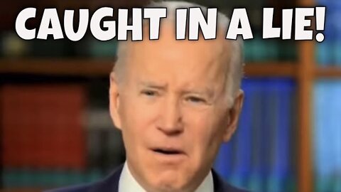 JOE BIDEN BUSTED lying to Lester Holt, the “Wiseguy”