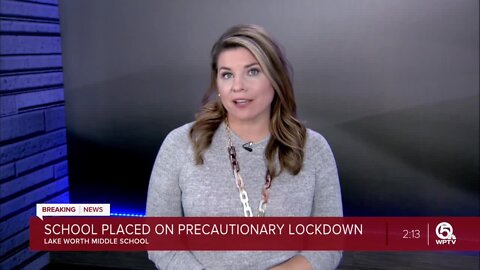 Lake Worth Middle School placed on precautionary lockdown