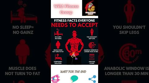 🔥Fitness facts everyone needs to accept🔥#shorts🔥#wildfitnessgroup🔥17 September 2022🔥