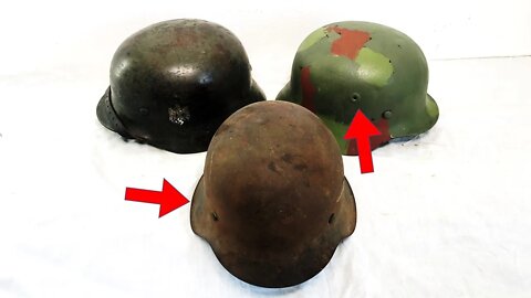 The Basic Differences Between WW2 German Helmets. Quick Identification Guide.