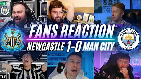 PREMIER LEAGUE FANS REACTION TO NEWCASTLE 1-0 MAN CITY | CARABAO CUP