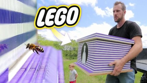 The 8,000 piece LEGO Beehive that really works!