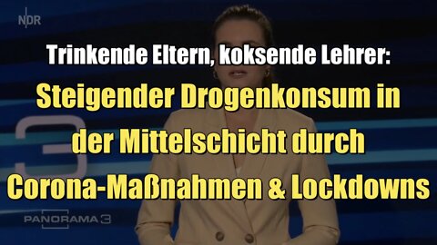 Steigender Drogenkonsum in der Mittelschicht durch Corona-Maßnahmen & Lockdowns (NDR I 19.04.2022)