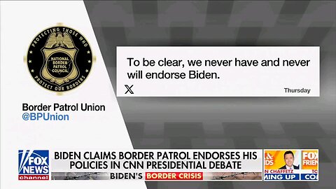 Border Patrol Union: “To be clear, we never have and never will endorse Biden.”