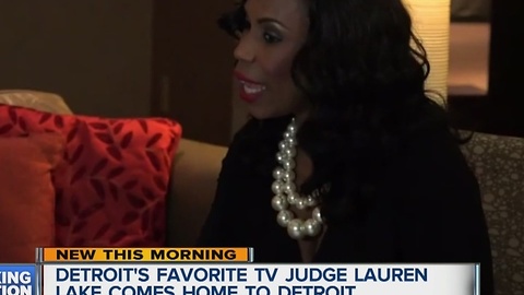 Detroit's favorite TV Judge Lauren Lake comes home to Detroit