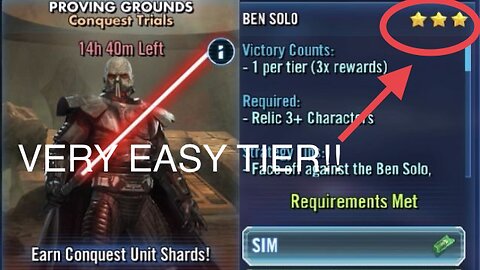 Full Auto Complete Ben Solo Proving Grounds Tier | Incredibly Easy Using Galactic Republic!