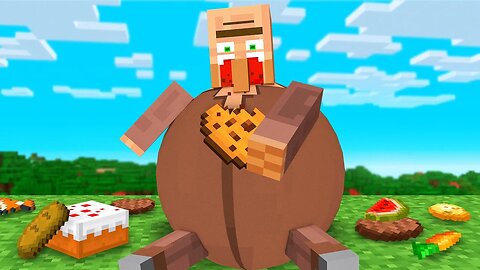 Minecraft, But Mobs Get Fatter