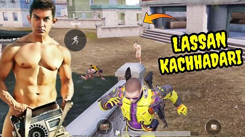 LASSAN KACHHADARI 😂🤦‍♀️ BGMI FUNNY COMMENTARY GAMEPLAY HINDI #bgmi #sehwaggaming #comedy #funny