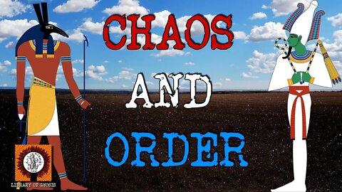 Seth and Osiris, the duality of Chaos and Order. Saturn and the Second Sun.