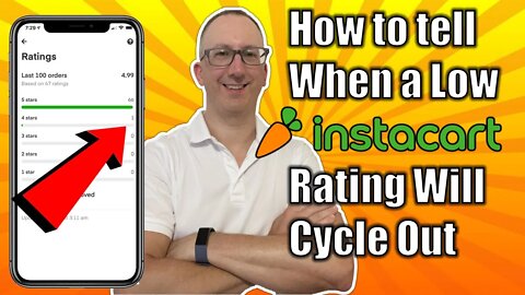 How to Tell When a Low Instacart Rating Will Go Away/Cycle Out/Fall Off