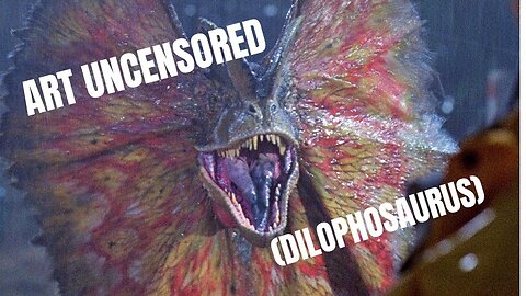 Art Uncensored (Dilophosaurs)