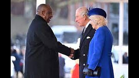 King hosts South African President on first state visit