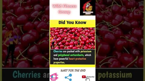 🔥Benefits of cherries🔥#shorts🔥#wildfitnessgroup🔥13 May 2022🔥