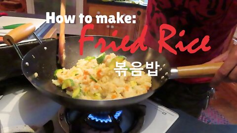 Making Korean Fried Rice | 볶음밥