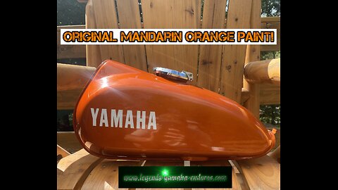 1972 Yamaha AT2 Mandarin Orange Factory Original paint. 51+ years old.