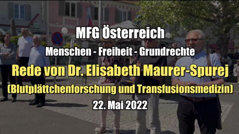 MFG Österreich: Dr. Elisabeth Maurer-Spurej (Blutplättchenforschung und Transfusionsmedizin)