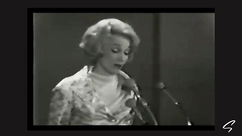 Marlene Dietrich UNICEF GALA 1962 " Sag mir wo die Blumen sind "