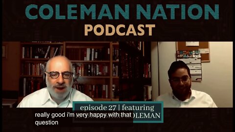 ColemanNation 27 Excerpt: Rabbi Asher Coleman explains the link between Rosh Hashanah & Yom Kippur