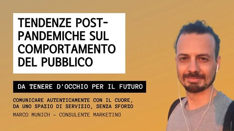 TENDENZE POST PANDEMICHE: COSE DA TENERE D'OCCHIO PER IL FUTURO