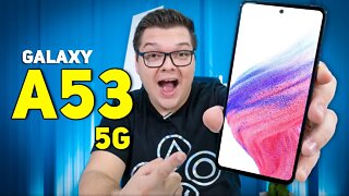 Galaxy A53 5G | A Samsung ACERTOU nesse SMARTPHONE! Unboxing e Primeiras Impressões