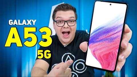 Galaxy A53 5G | A Samsung ACERTOU nesse SMARTPHONE! Unboxing e Primeiras Impressões